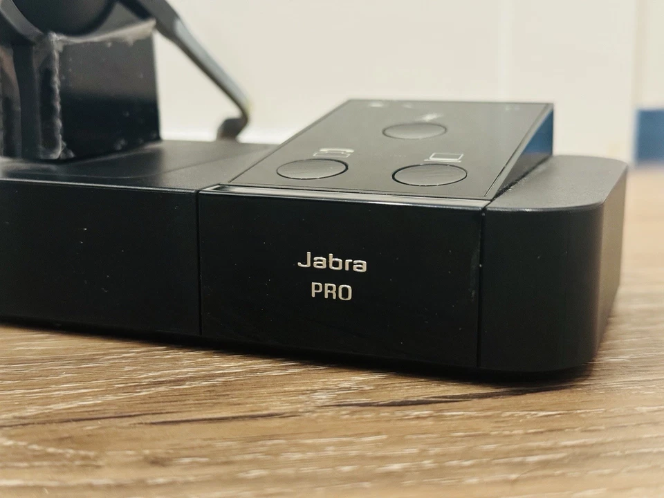 Jabra Pro 9450 Mono Wireless Headset W/Charging Base & Accessories Lot(10) E6044 - Image 2 of 3