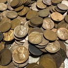 LOOK~Full Lot Of 50 Copper Wheat Lincoln Cents Pennies 1909-1958 Unsearched #5N — photo 1