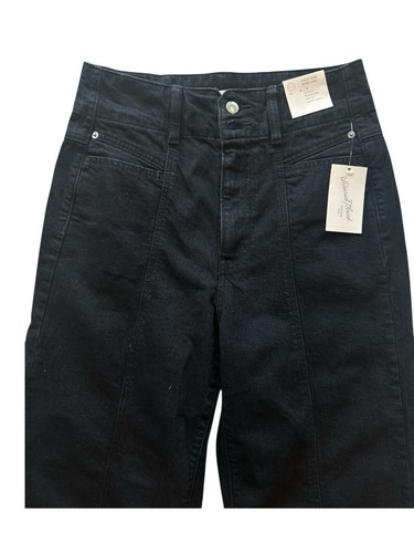 NWT Universal Thread Women's 10 High Rise Wide Leg Black Denim Jeans $36 NEW - Picture 3 of 7