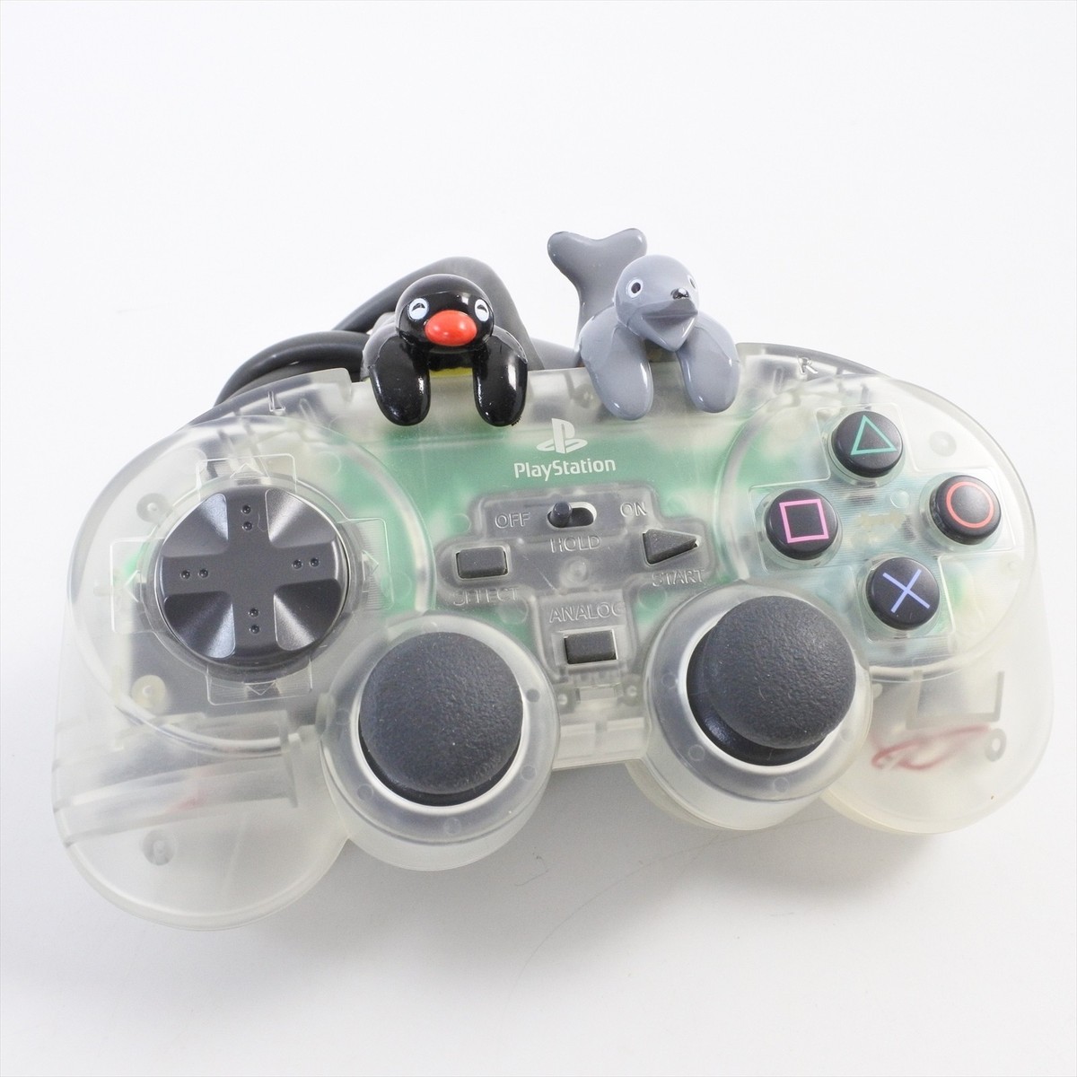 その他 ASCII PAD PINGU VERSION ASCII PAD PINGU Version Clear Controller For Playstation PS1/PS2
