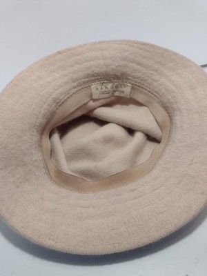 Kangol Furgora Brimmed Hat Mauve w/ Gold Buckle Eunice United Kingdom Soft Kangol Fugora Brimmed Hat Mauve w Gold Buckle Eunice Small  main image 4
