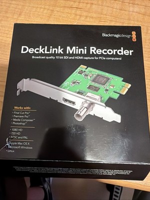 Blackmagic Design DeckLink Mini Recorders SDI HDMI Video Capture PCIe