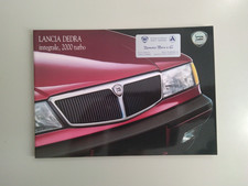 Depliant brochure Lancia Dedra 2000 turbo e Integrale - II/1991
