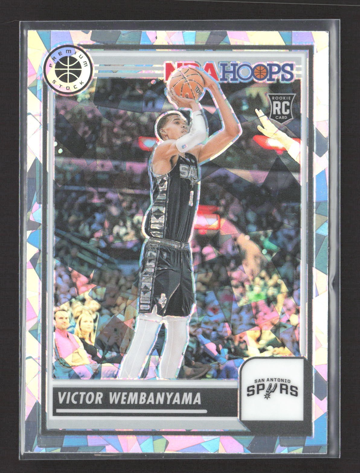 2023-24 Panini Nba Hoops Premium Stock - Victor Wembanyama #108 Ice Prizm (RC)