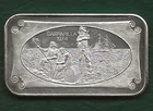 1974 Normark Mint Gasparilla 1oz 999 Silver Bar TAMPA FLA. ONLY 1500 MINTED RARE