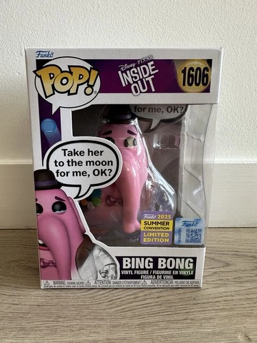 Funko Pop! Inside Out Bing Bong 2025 SDCC Shared Sticker #1606 + PROTECTOR