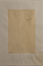 Emilio Greco Etching On Paper 1978 Sheet Cm 75.5x55.5 Print 49.5x33 Cm.