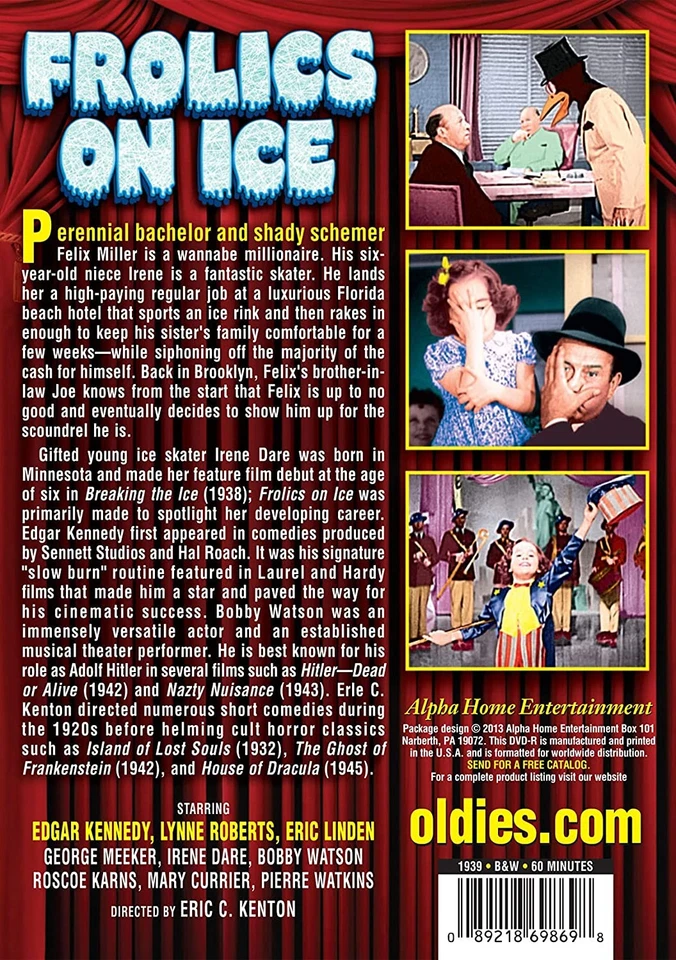 Frolics on Ice (DVD) Edgar Kennedy Irene Dare Roscoe Karns (US IMPORT) - Image 2 of 2