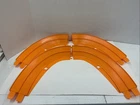 Hot Wheels 1969 Dual Lane Curve 180 2/R and 2/L set #6477 4 Pieces Total