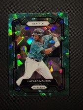 2024 Prizm Green Ice Prizm Lazaro Montes #67 Mariners