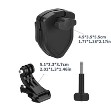 Heavy-Duty Motorcycle Windshield Mount Clip for DJI Action/GoPro/Insta360 Camera