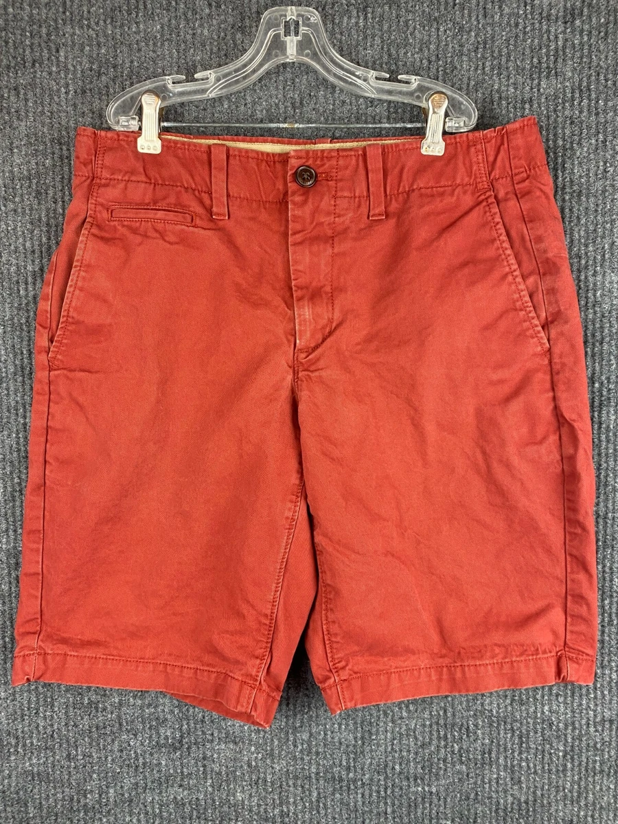 Gap Shorts 30 Mens Brick Red Khaki Classic Shorts 9.5