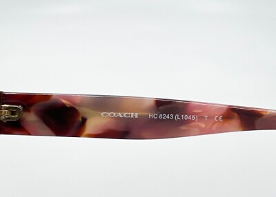 Coach HC8243 552875 Sunglasses Frames Womens Oxblood  display picture 1