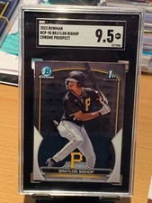 2023 Bowman Chrome Prospect Braylon Bishop #BCP-90 SGC 9.5 Mint+