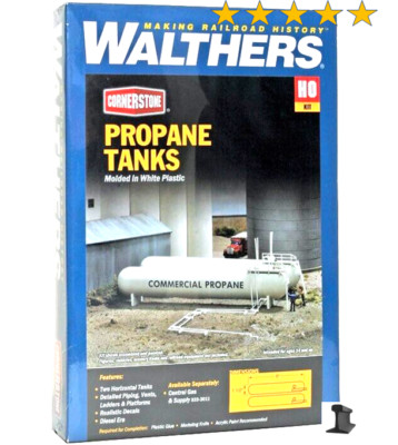 Walthers HO Scale ~ New 2026 ~ Propane Tanks ~ Kit ~ 933-3129