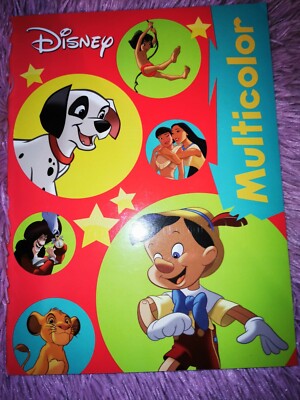 Disney Malbuch Multicolor verschiedene Charaktere