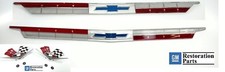 Set 1963 Chevy Emblems - Impala Bel Air Fender Front Hood Rear Trunk Ornament