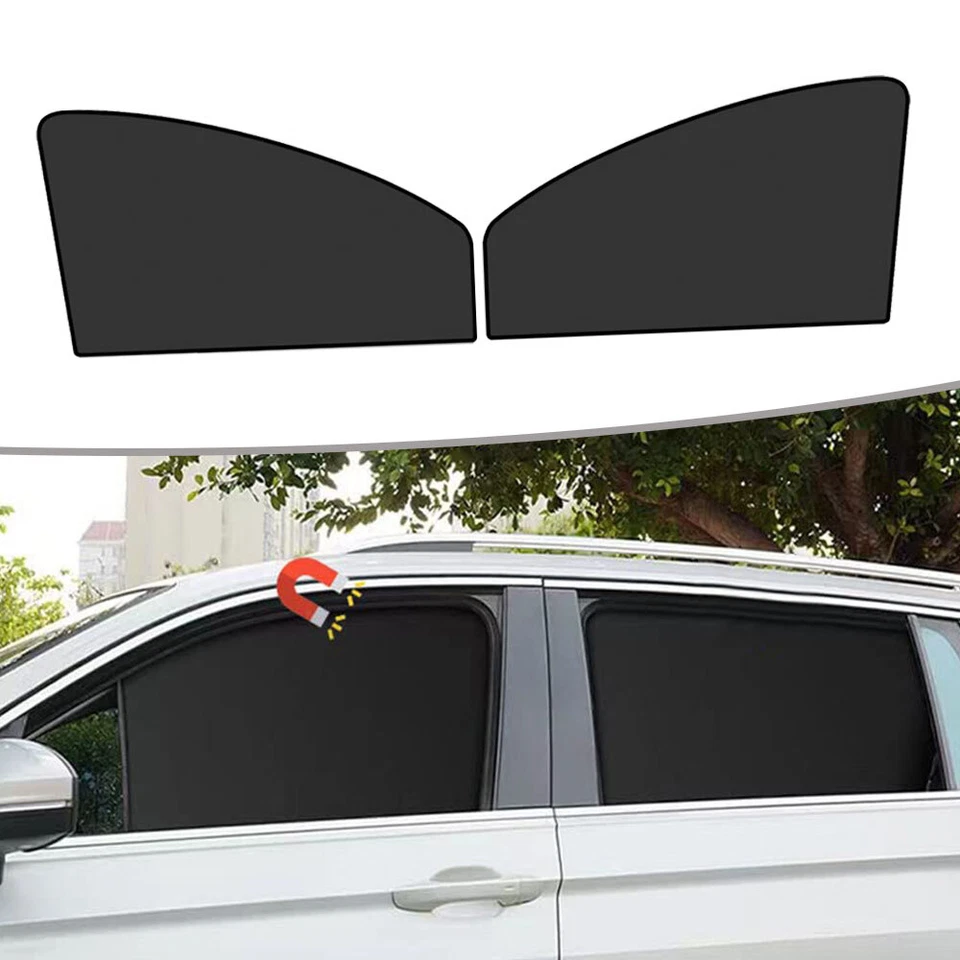 1x Magnetic Car Side Window Sun Shade Cover UV Protection Sunshade Accessories - Image 4 of 4