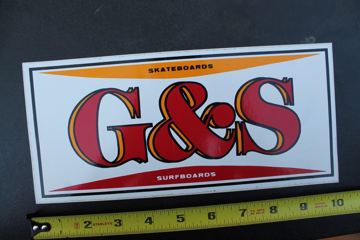 スケーター　RGOA G&S Gordon Smith Skateboards Surfboards 70's Z53B Vintage