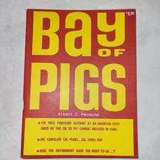 Bay Of Pigs Albert C. Persons Original 1st Print Vintage Political Intrigue!!
