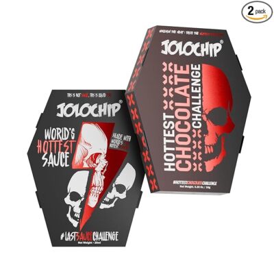 JOLOCHIP COMBO Includes World's Hottest Sauce & Hottest Chocolate Challenge