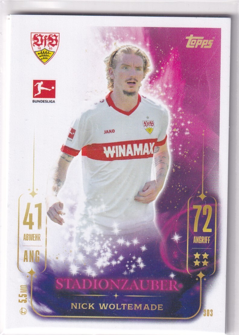 Topps Match Attax Bundesliga 24/25 Karte Nr. 303 Nick