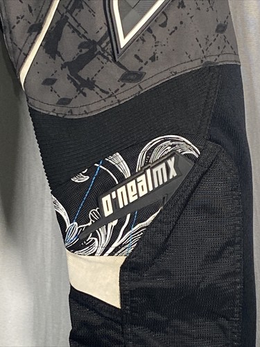 ONeal Pants Boys 12T 12 14T 14 MX MayHem Motocross ATV Racing Riding Black White - Picture 3 of 10