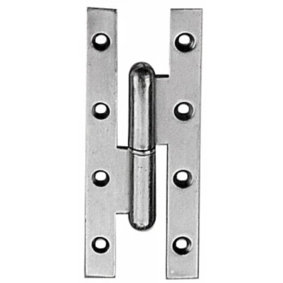 Paumelle menuiserie bois - bouts carrés - acier - 160x60 - gauche TORBEL