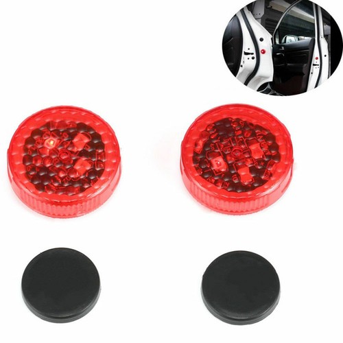 PAAR LED AUTO OFFENE TÜR KOLLISIONSALARM DRAHTLOSE MAGNETISCHE LICHTER - Bild 9 von 9