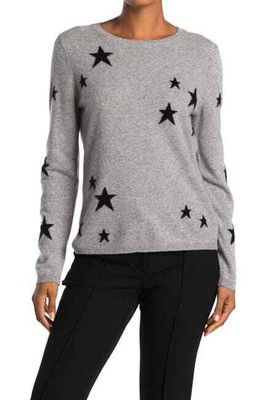black and white star sweater