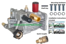 NEW Excell Honda Pressure washer EXHA2425 upgrade pump kit instructions included