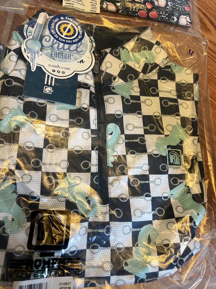 NEW ROMFH English riding sunshirt adult Medium | eBay