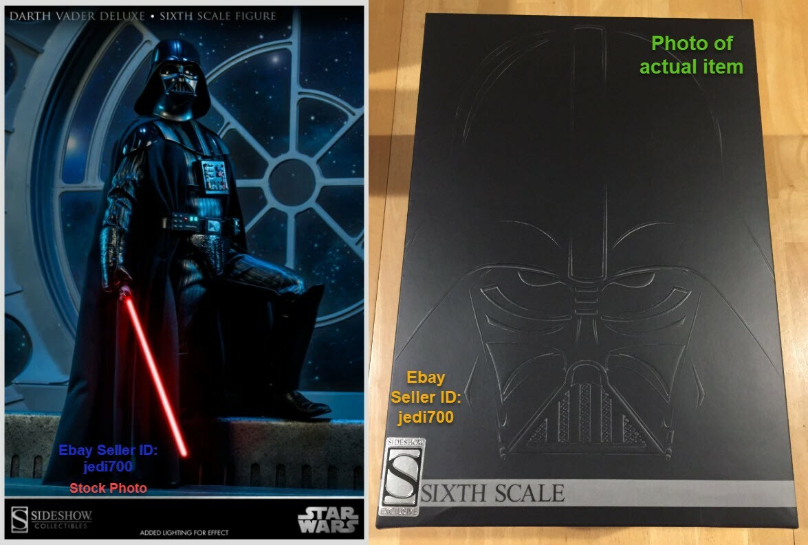 Sideshow Star Wars DARTH VADER DELUXE Exclusive Edition 12 Inch