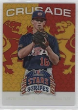 2015 Panini Stars and Stripes Crusade Red /99 Carson Fulmer #19 07rd