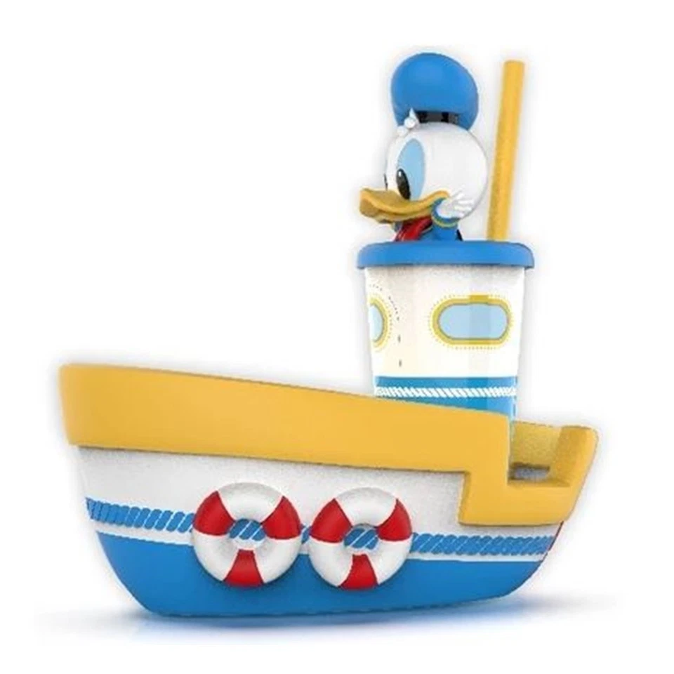 Donald Duck Popcorn-Eimer Disney mit roter blauer gelber weißer dekorativer Aufb - Bild 2 von 4