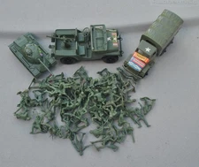 50+ Vintage Timmee PPC Vietnam era soldiers, tanks, trucks, jeeps