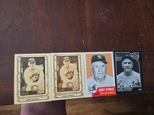 Casey Stengel 4 card lot Los Angeles Dodgers New York Yankees H.O.F