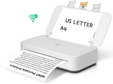 HPRT GT1 Thermal Transfer Inkless Printer Wi-Fi Supports 11''x8.5'' US Letter