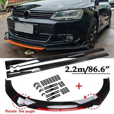 For Vw Jetta Gli Mk6 Mk7 Front Bumper Lip Red Chin Spoiler Splitter Side Skirts For Vw Jetta Gli Mk6 Mk7 Front Bumper Lip Red Chin Spoiler Splitter Side Skirts