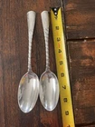 Vintage Gorham Sterling spoons “Colonial” monogram s 116g