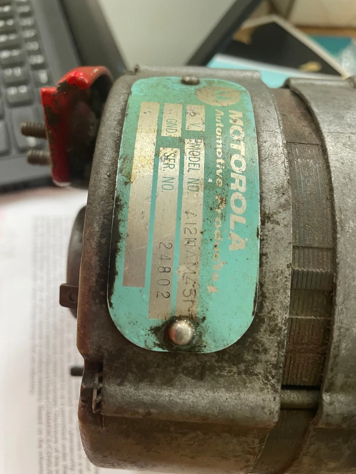 Motorola AMC Rambler 1963 motor generador núcleo (necesita reconstrucción) 12 V A12NAM451 Foto 3 de 4