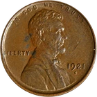 1921-S Lincoln Cent