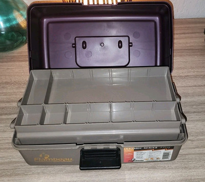 Flambeau Classic Series 2 Tray Tackle Box 1419 1992 Gray And Purple | eBay Flambeau Classic Series 2 Tray Tackle Box 1419 1992 Gray And Purple | eBay