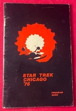 Lisa BOYNTON / Star Trek Chicago '75 OFFICIAL CON PROGRAM SIGNED BY SHATNER 1st