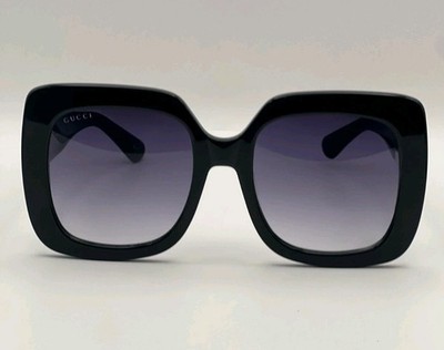 Gucci GG0083s Women Sunglasses Black Square Oversized Frame  display picture 1