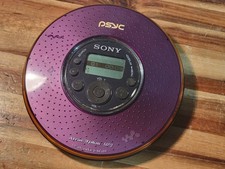 Vintage Sony D-NE320 PSYC Portable CD Player Walkman MP3 Orange Tested