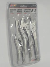 W1782 3PCS LOCKING PLIERS SET , WIRE CUTTERS HEAT-TREATED ALLOY STEEL