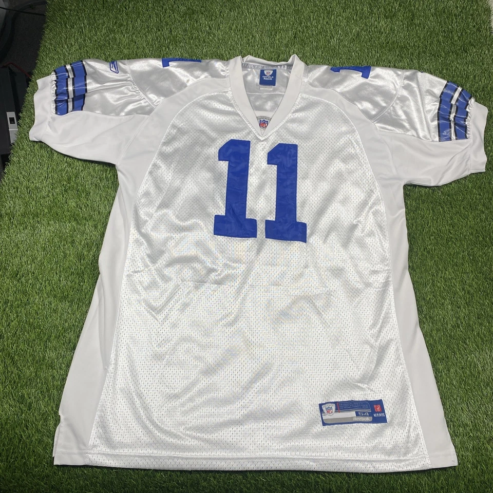 Roy Williams Dallas Cowboys Reebok Jersey Mens 54 White Stitched #11 NFL - Image 3 of 4
