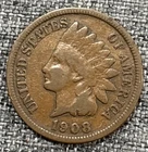1908 S Indian Head Cent VG