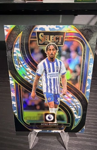 2024-25 Panini Select Premier League - Joao Pedro #137 Winter Camo Prizm /49